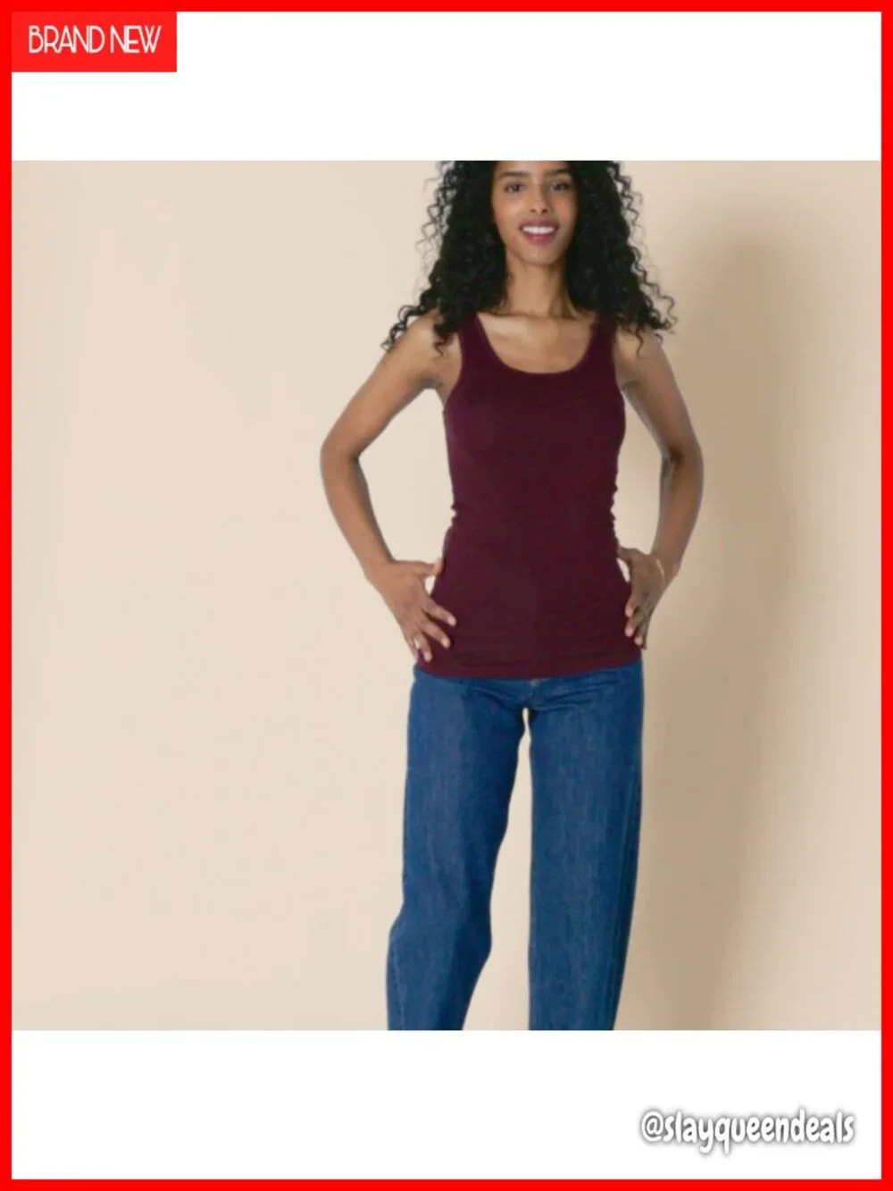 Women's Slim Fit Cotton Modal Rib Tank Top 4 Pack Scoop Neck Sleeveless